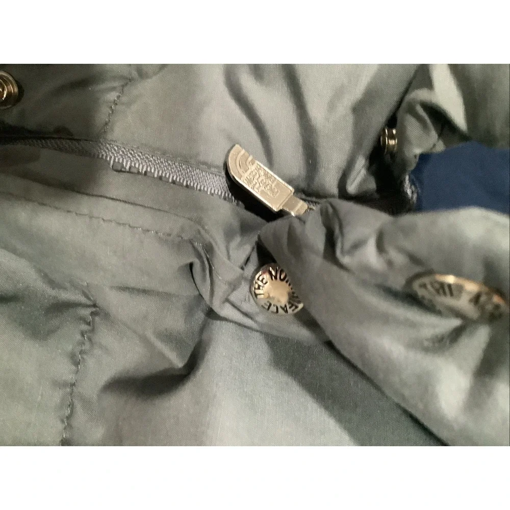THE NORTH FACE Vintage SIERRA Goose Down Puffer Jacket Mens Sz M Gray NO HOOD